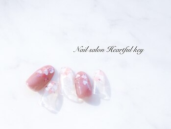 ネイルサロン ハートフルキー(Heartful key)/ハートホロ¥9000
