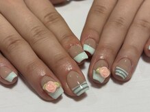 ジェミーネイル シンジュク(Jemiy nail shinjuku)/【Remi】バラフレンチ¥9800