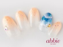 ネイルサロンアビー 北千住店(abbie)/[夏デザイン]サマ-グラデ￥11275