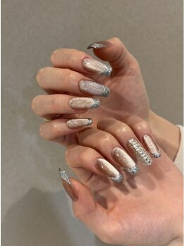 レイビューティー 住吉店 ネイル アイ エステティック(RAY+beauty)の写真/イベント・特別な日を彩るデザイン◎美しいフォルムにこだわり有！大切な日だからこそ指先も抜かりなく♪