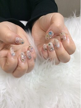 デュアスアール チャンドラ(DuasR chandra)/宝石ネイル♪