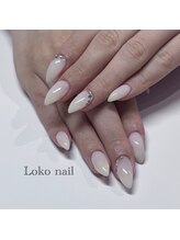 ロコネイル(Loko nail)/乳白色スキンカラー