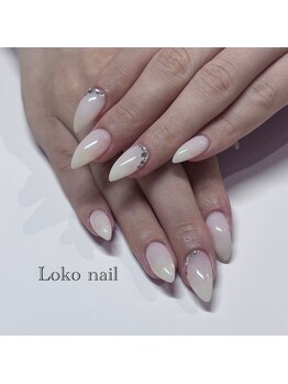 ロコネイル(Loko nail)/乳白色スキンカラー
