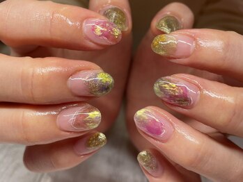 ミューネイル プラスムーン 新瑞橋店(MYU NAIL +moon)の写真/【新瑞橋駅徒歩30秒◎】SNSで話題のニュアンスネイル◇奥行き感のあるネイルや他店の持ち込み画像も可能♪