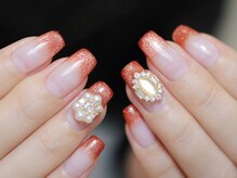 幻之花ネイル/マグネットグラデーションネイル