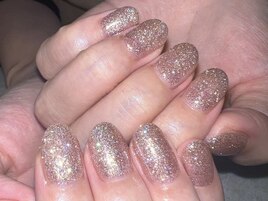 大人ラメワンカラー