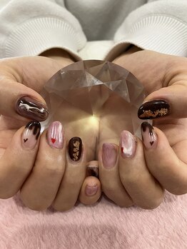 チェリーブロッサム(A CHERRY BLOSSOM)/チョコレートネイル