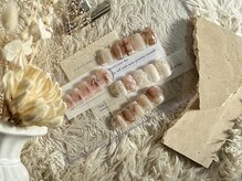 ナチュラルコットン(Natural - cotton)/夏カラーべっこう×クリアネイル