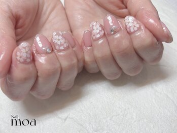 モア(moa)/桜 ネイル 春ネイル