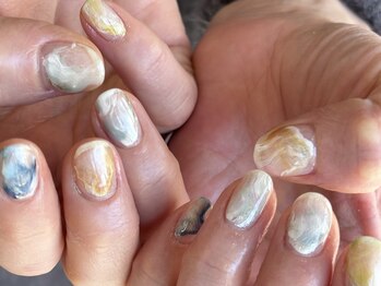 ビー玉、春カラー