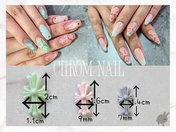 バニーラッシュ(Bunny Lash)/【クロムネイルパーツ】HANA施術
