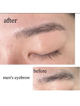 アルーシェ 平井(Alushe)/メンズアイブロウ【斜め直線眉】