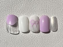 カラ ネイル 中津店(calla nail)/ふんわりリボン