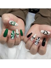 グラシアスドット(Gracias.)/ハート/手描きアート/ぷっくり