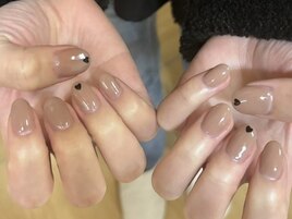ハートホログラムネイル