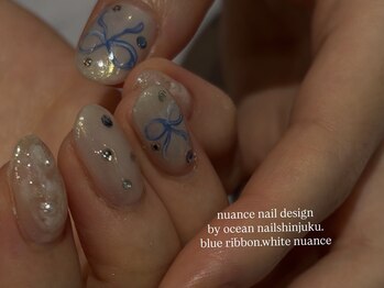 オーシャンネイル 新宿店(Ocean nail)/リボンネイル