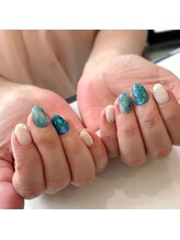 ハーティーネイル 自由が丘南口店(heartynail)/クリアネイル/オーロラ/マーブル
