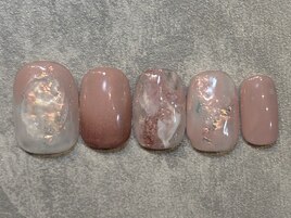 ピンク奥行きニュアンス