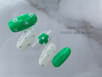 スリー(THREE)/Apr.2022/nail design