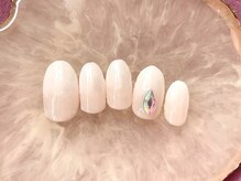 ネイルサロン フローリア(nail salon Florir)/ワンカラー×ポイントアート