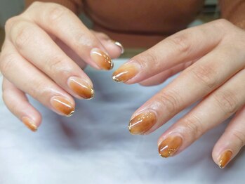 エヌプラス(N+)/秋冬べっ甲ニュアンスネイル