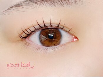 ニコット 大阪駅前第2ビル店(nicott lash)の写真/オフ込丁寧なデザイン提案と接客でリピーター様多数!【フラットラッシュ100本¥5180/120本¥5680】