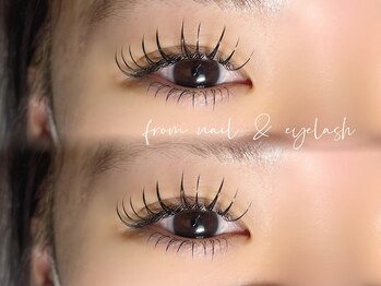 フロムネイルアンドアイラッシュ 神戸三宮(from nail&eyelash)/上下LEDエクステ*