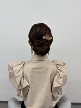 ミカヅキ 赤坂/ブライダルアレンジシニヨン!