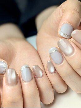 サカスネイル(sacasu.nail)の写真/【アロマ香る癒しの空間】日常やオフィスにオススメの上品&シンプルデザインを多数ご用意!パラジェル取扱有
