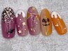 ハロウィン￥7480★9/20～★ハロウィンネイル(ケア込パラジェル変更別途550円)