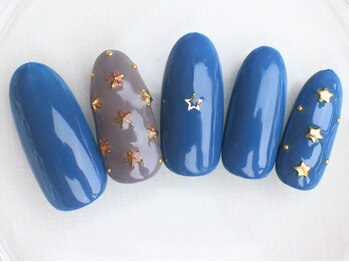 ネイルサロン あかねいろ/秋冬　スモーキークリスマス