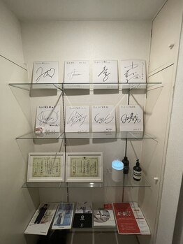 ザ ハイライト 恵比寿/玄関横のディスプレイ