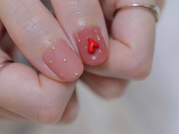 バレンタイン☆ハートネイル