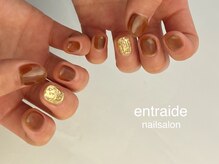 アントレッド(entraide)/ゴールド×ブラウンネイル