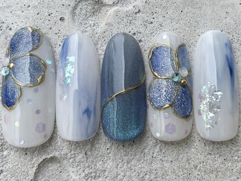 フリークネイル(FREAK Nail)/もやミラーマグフラワー ¥14000