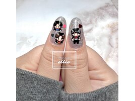 手描き 推しネイル 痛ネイル