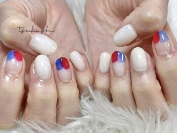 ツクシ 河原町(tsukushi)/ミャクミャク概念ネイル