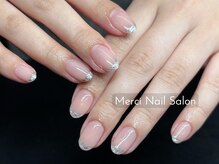 メルシー(Merci)/ガラスフレンチネイル