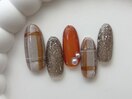 チェックネイル/7000円