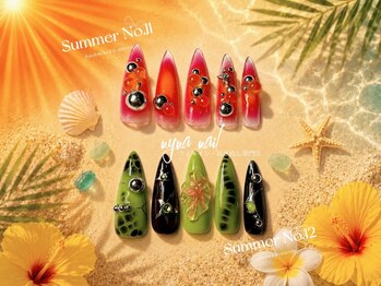 ニナネイル 中野駅前店(nyna nail)/ジャングル緑ネイル★