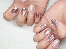 ナナネイル(7.Nail)/マグネット＆ミラーフレンチ