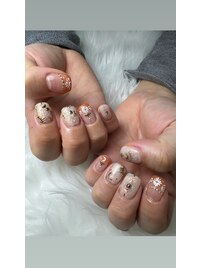 手書きエスニックネイル