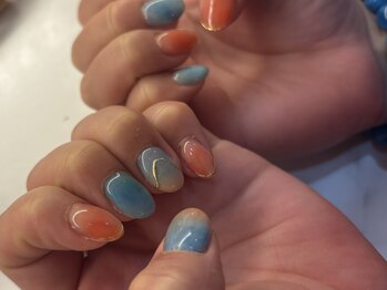 ゆびノさき イバラキシ(ibarakishi)/夏ネイル