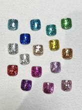 シャルム 本厚木(charme)/【フットネイル】ホロ埋め尽くし