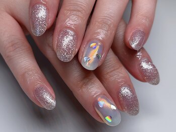 オーパス ノース(OPUS north)/お客様ネイル/古川/フラッシュ