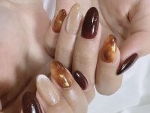 ディーバ 高岡店(DIVA)の雰囲気（秋ネイル　＊人気のべっ甲デザイン＊べっ甲×ボールド）