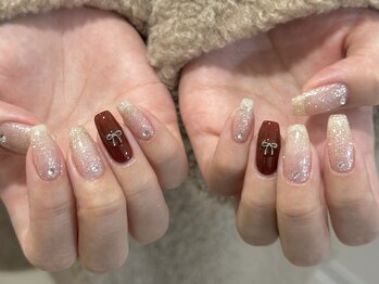 ルネネイル(Lune nail)/クリスマスネイル