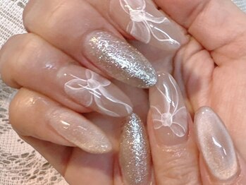 ネイルサロン ピュール(PUR)の写真/【大人気！長さ出しメニュー＊】スカルプ/ジェル/チップすべてOK◎爪が薄い・弱い・割れ爪さんも◎