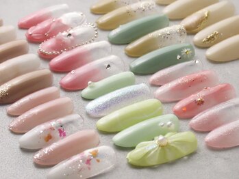 アネラ 麻生店(Anela)の写真/《ネイル応援価格》自爪やデザインで悩んでいる方に!オフィス系~アートまで、豊富なデザインからご提案◎