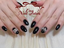 ウナネイルサロン 渋谷店(Una nail salon)/ワンカラー＋2個パーツ